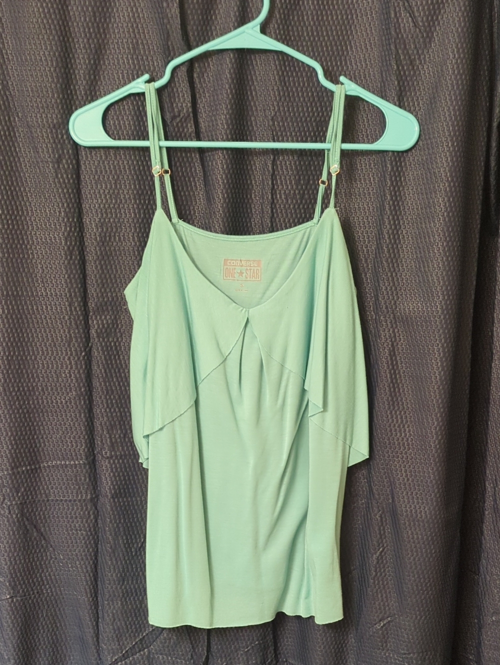 Converse Mint Green One Star Scoop Neck Tank